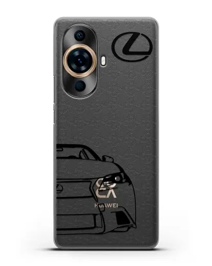 Чехол с изображением Lexus силиконовый для Huawei Nova 11 Pro