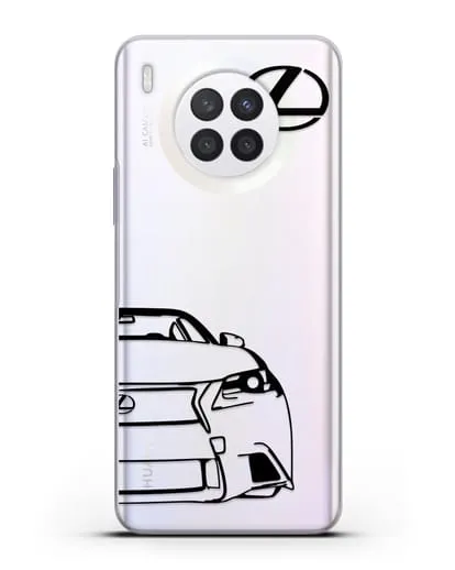 Чехол с изображением Lexus силиконовый для Huawei Nova 8i