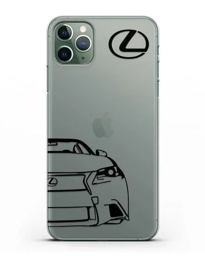 Чехол с изображением Lexus силиконовый для iPhone 11 Pro