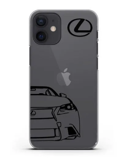 Чехол с изображением Lexus силиконовый для iPhone 12 mini