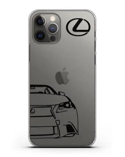 Чехол с изображением Lexus силиконовый для iPhone 12 Pro