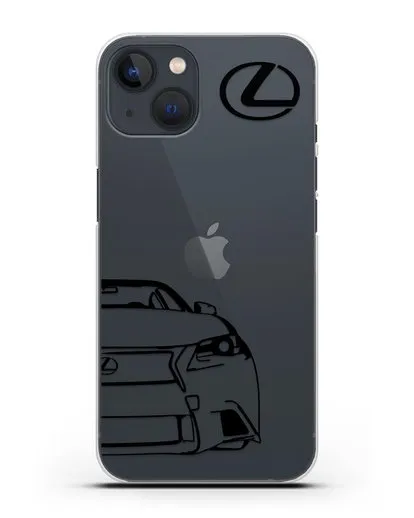 Чехол с изображением Lexus силиконовый для iPhone 13 Mini