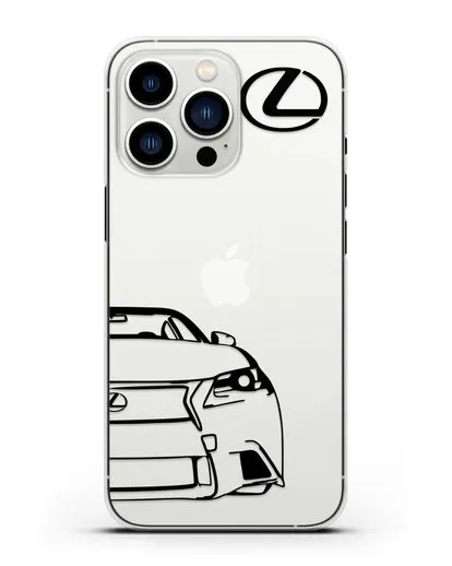 Чехол с изображением Lexus силиконовый для iPhone 13 Pro