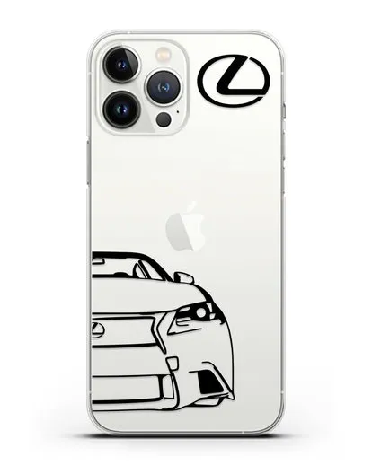 Чехол с изображением Lexus силиконовый для iPhone 13 Pro Max