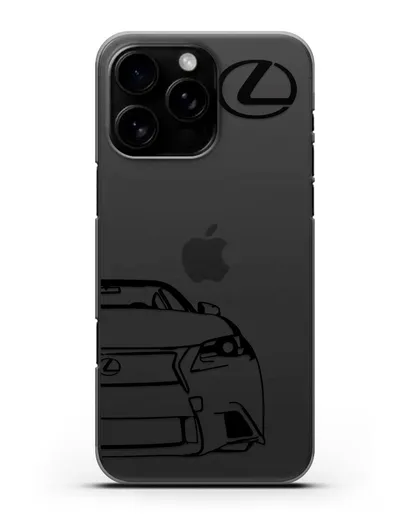 Чехол с изображением Lexus силиконовый для iPhone 16 Pro Max