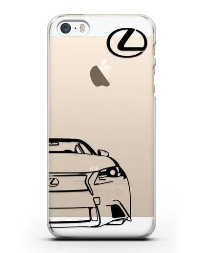 Чехол с изображением Lexus силиконовый для iPhone 5/5s/SE