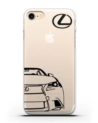 Чехол с изображением Lexus силиконовый для iPhone 7
