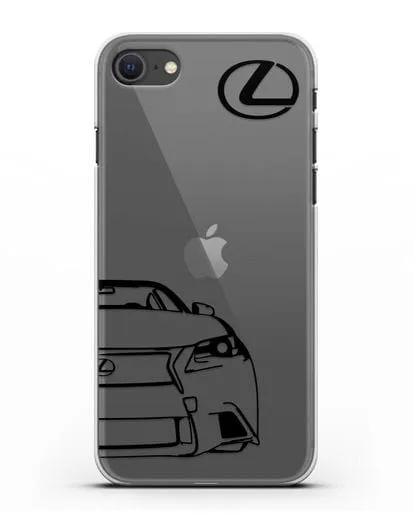 Чехол с изображением Lexus силиконовый для iPhone SE 2020