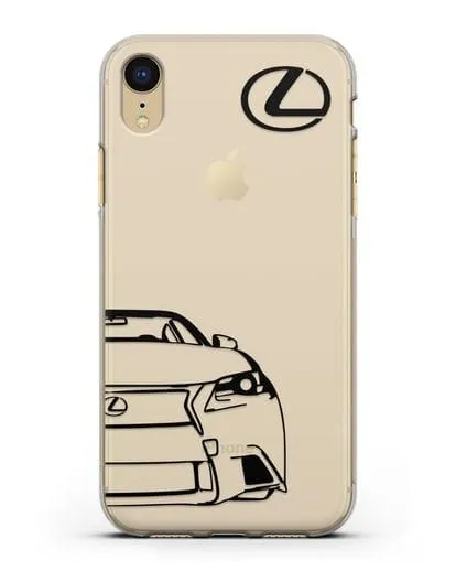 Чехол с изображением Lexus силиконовый для iPhone XR