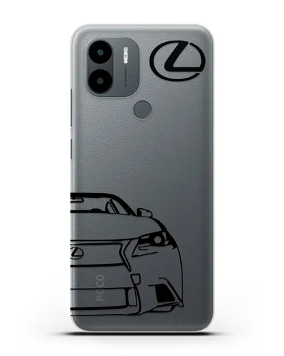 Чехол с изображением Lexus силиконовый для Xiaomi Poco C51