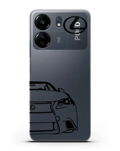 Чехол с изображением Lexus силиконовый для Xiaomi Poco C65