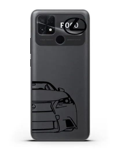 Чехол с изображением Lexus силиконовый для Xiaomi Poco C40