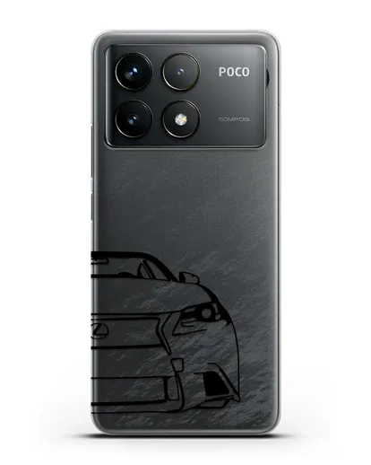 Чехол с изображением Lexus силиконовый для Xiaomi Poco F6 Pro