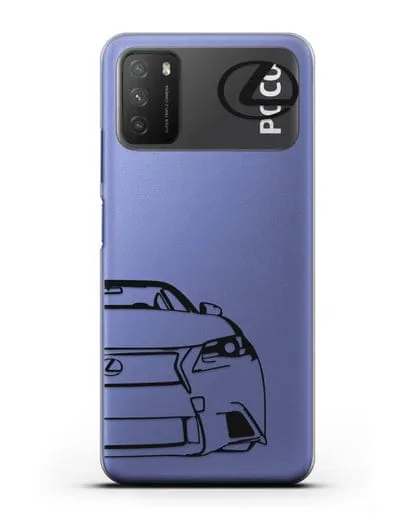 Чехол с изображением Lexus силиконовый для Xiaomi Poco M3