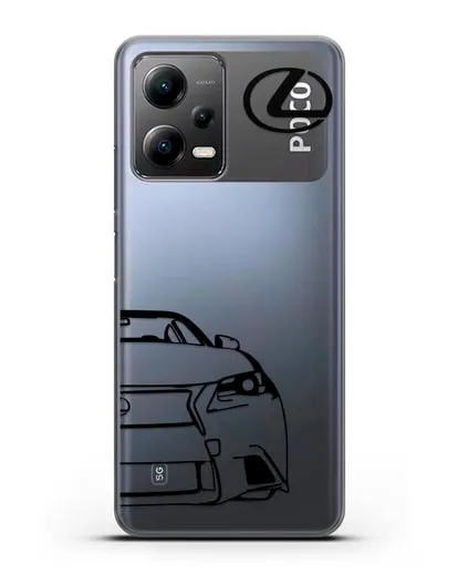 Чехол с изображением Lexus силиконовый для Xiaomi Poco X5