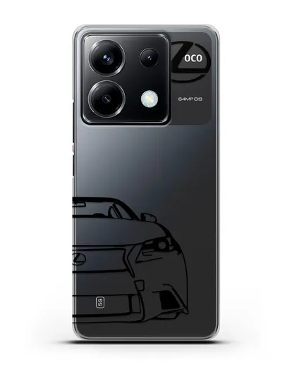 Чехол с изображением Lexus силиконовый для Xiaomi Poco X6