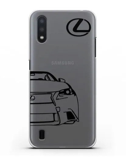Чехол с изображением Lexus силиконовый для Samsung Galaxy A01 [SM-A015F]