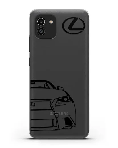 Чехол с изображением Lexus силиконовый для Samsung Galaxy A03 [SM-A035]