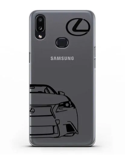 Чехол с изображением Lexus силиконовый для Samsung Galaxy A10s [SM-F107F]