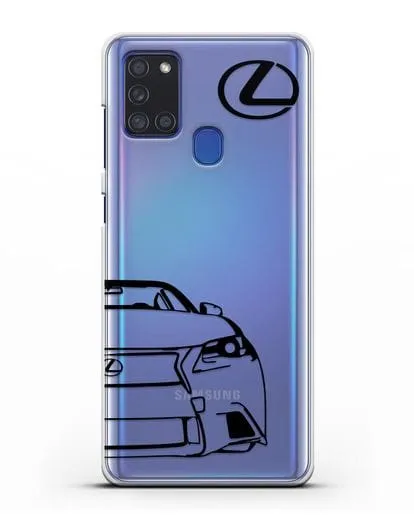 Чехол с изображением Lexus силиконовый для Samsung Galaxy A21s [SM-A217F]