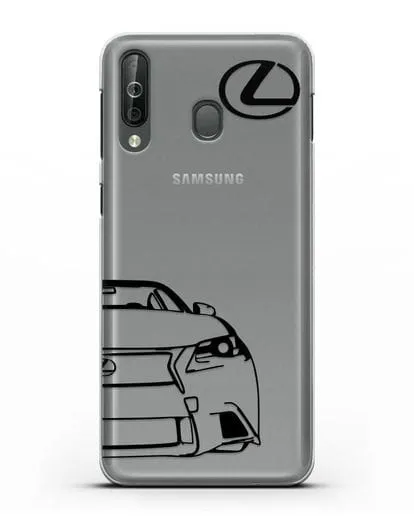 Чехол с изображением Lexus силиконовый для Samsung Galaxy A40s [SM-A507FN]