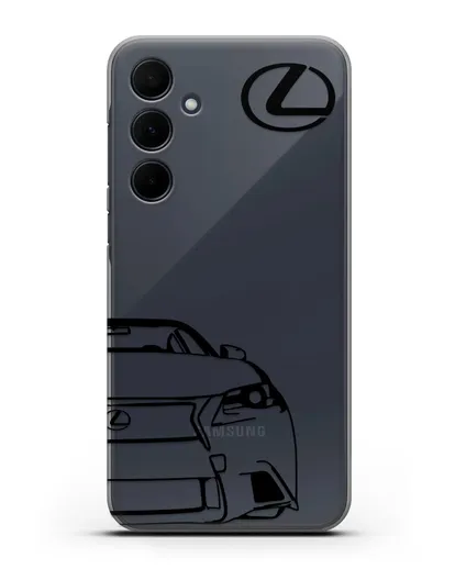 Чехол с изображением Lexus силиконовый для Samsung Galaxy A55 [SM-A556]