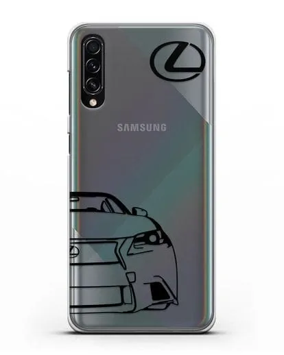 Чехол с изображением Lexus силиконовый для Samsung Galaxy A70s [SM-A707F]