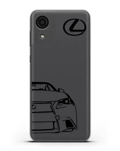 Чехол с изображением Lexus силиконовый для Samsung Galaxy A03 Core [A032F]