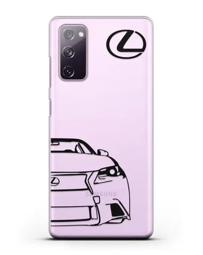 Чехол с изображением Lexus силиконовый для Samsung Galaxy S20 FE [SM-G780F]