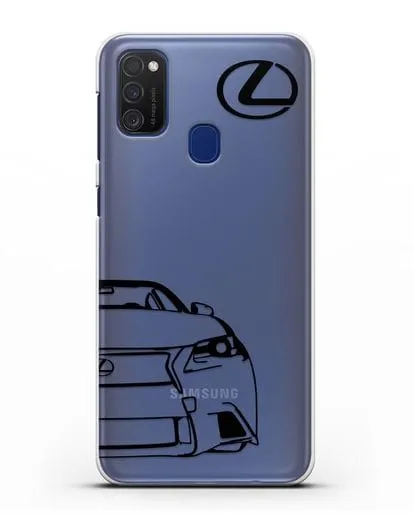 Чехол с изображением Lexus силиконовый для Samsung Galaxy M21 [SM-M215F]