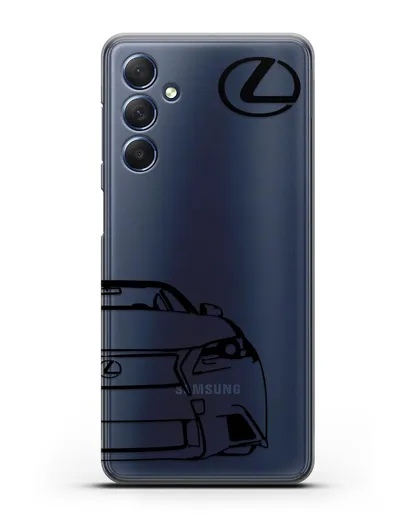 Чехол с изображением Lexus силиконовый для Samsung Galaxy M54 [SM-M546]