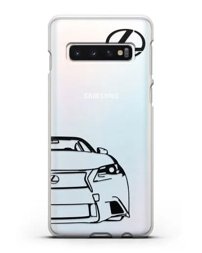 Чехол с изображением Lexus силиконовый для Samsung Galaxy S10 [SM-G973F]