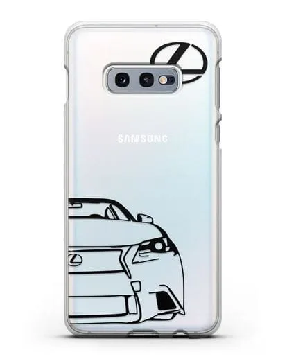 Чехол с изображением Lexus силиконовый для Samsung Galaxy S10e [SM-G970F]