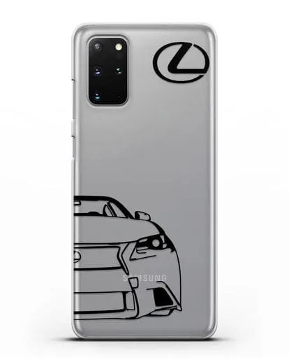 Чехол с изображением Lexus силиконовый для Samsung Galaxy S20 Plus [SM-G985F]