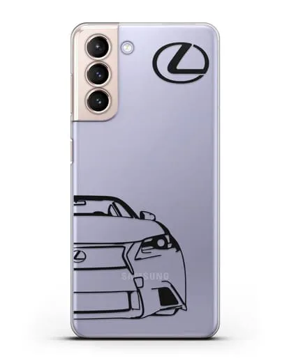 Чехол с изображением Lexus силиконовый для Samsung Galaxy S21 FE [G990B]