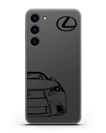 Чехол с изображением Lexus силиконовый для Samsung Galaxy S23 Plus [SM-S916]