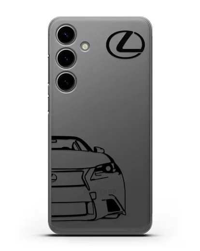 Чехол с изображением Lexus силиконовый для Samsung Galaxy S24 Plus