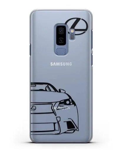 Чехол с изображением Lexus силиконовый для Samsung Galaxy S9 Plus [SM-G965F]