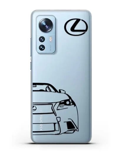 Чехол с изображением Lexus силиконовый для Xiaomi 12