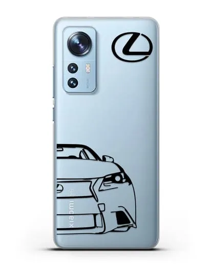 Чехол с изображением Lexus силиконовый для Xiaomi 12 Lite