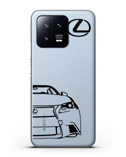 Чехол с изображением Lexus силиконовый для Xiaomi 13 Pro