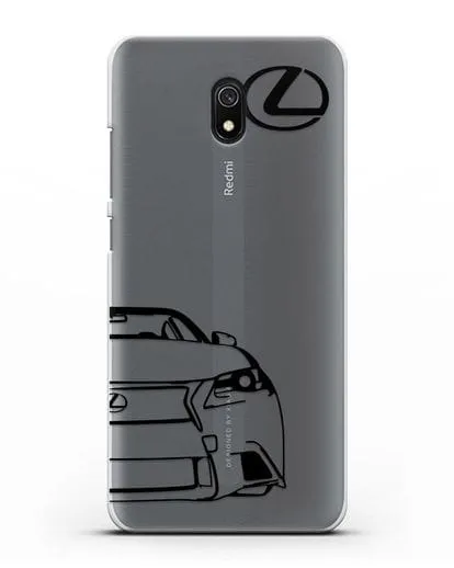 Чехол с изображением Lexus силиконовый для Xiaomi Redmi 8A