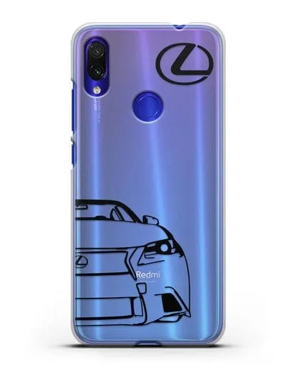 Чехол с изображением Lexus силиконовый для Xiaomi Redmi Note 7