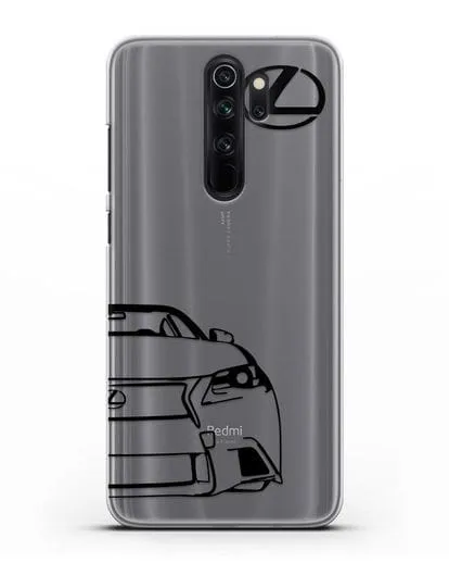 Чехол с изображением Lexus силиконовый для Xiaomi Redmi Note 8 Pro