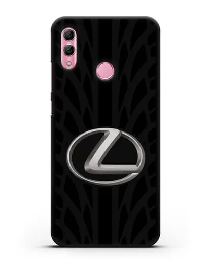 Чехол с логотипом Lexus с протектором шин силиконовый для Honor 10 Lite