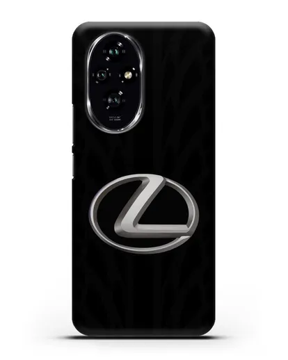 Чехол с логотипом Lexus с протектором шин силиконовый для Honor 200