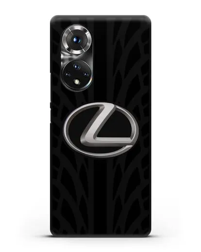 Чехол с логотипом Lexus с протектором шин силиконовый для Honor 50