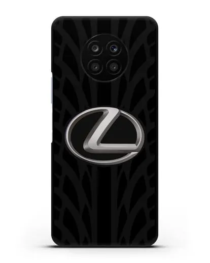 Чехол с логотипом Lexus с протектором шин силиконовый для Honor 50 lite