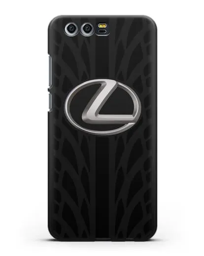 Чехол с логотипом Lexus с протектором шин силиконовый для Honor 9