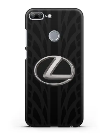 Чехол с логотипом Lexus с протектором шин силиконовый для Honor 9 Lite